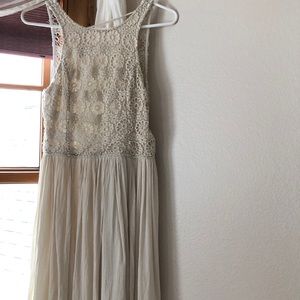 White lace dress